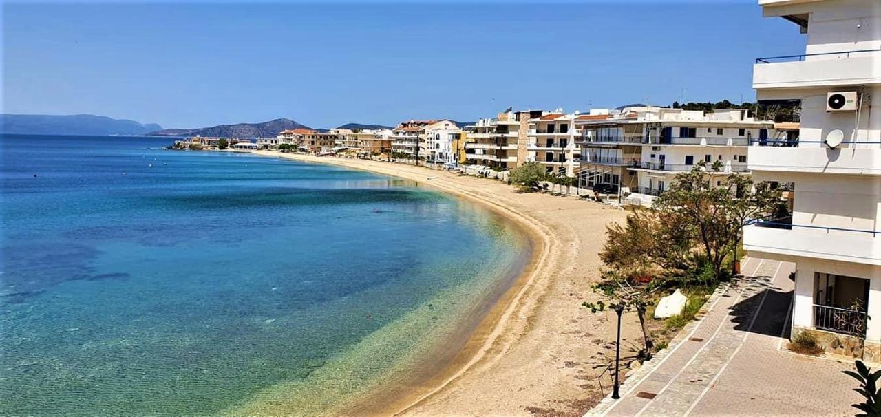 Nea Styra Seafront Apartment With Stunning View エクステリア 写真